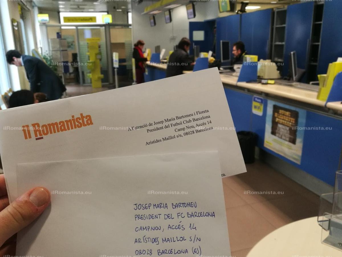 89 euro per il settore ospiti: “Il Romanista” scrive al presidente del&nbsp;Barcellona